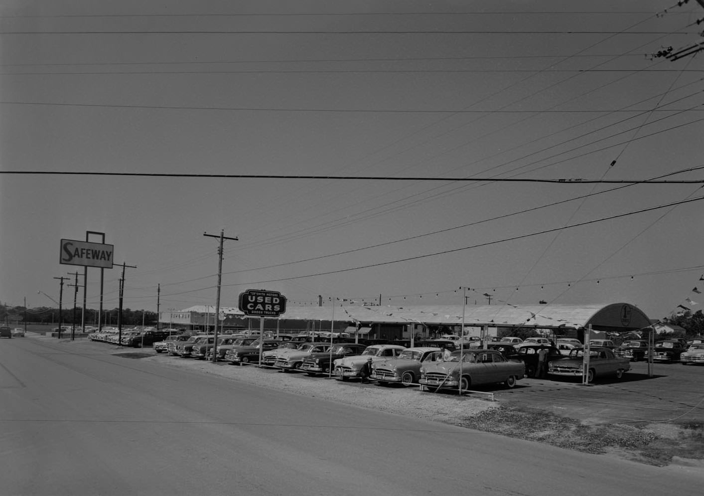 "CB" Smith Motors used cars, 1955