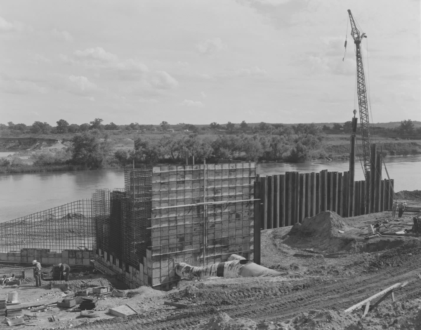 Austin Power Plant Construction, 1959