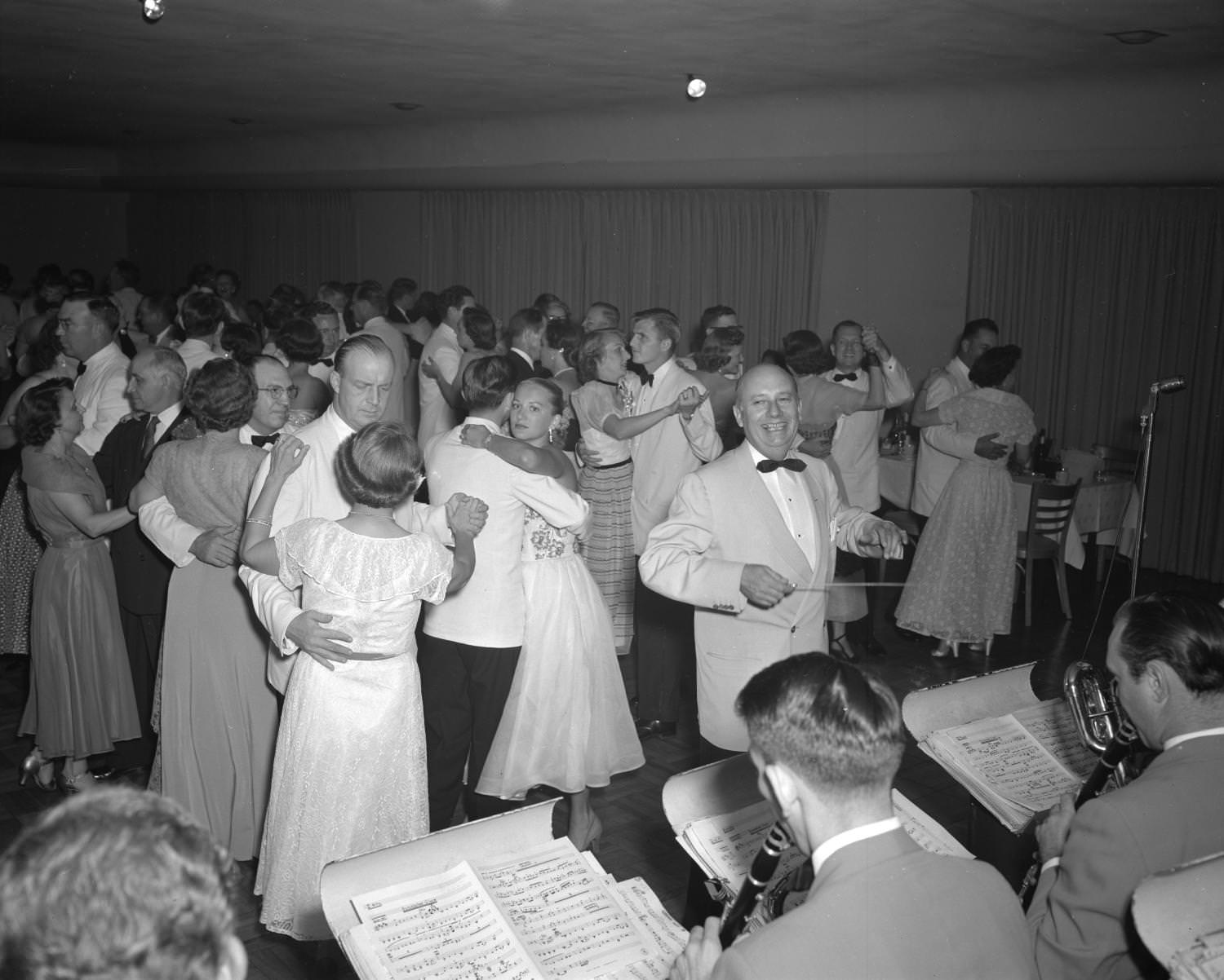 Ted Weems and Dancers at the Austin Club, 1951