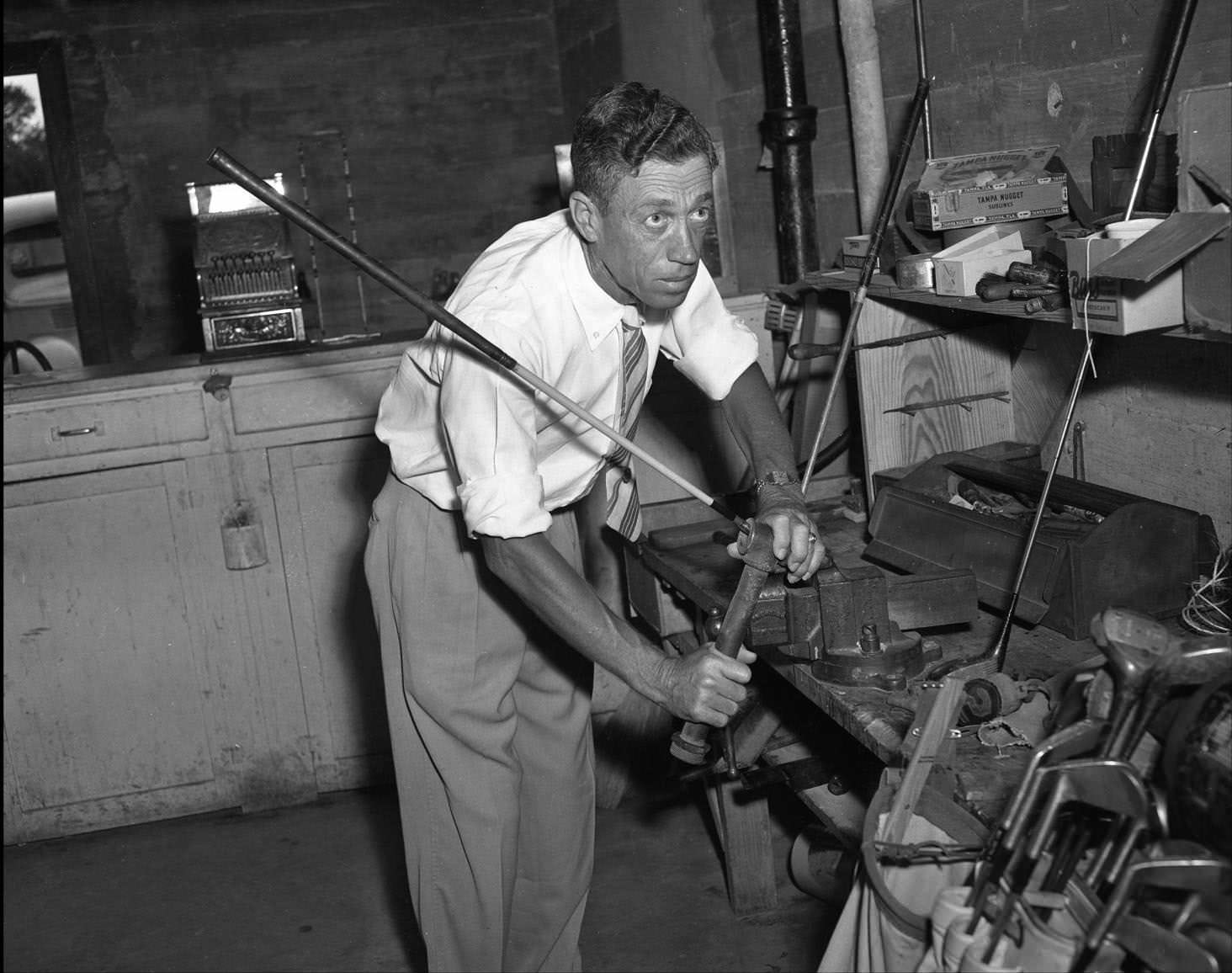 Harvey Penick at Austin Country Club, 1950