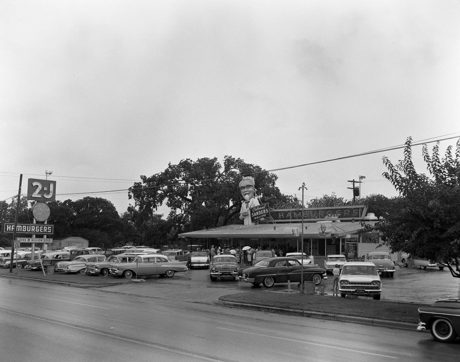2-J Hamburgers in Austin, Texas, 1960
