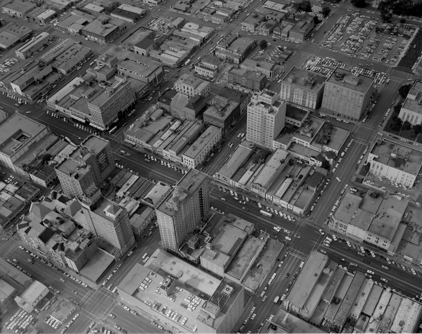 Aerial View of Town Lake.1968