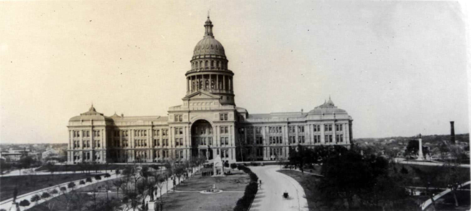 Copy of Photograph of 1919 Texas State Capitol, 1967.