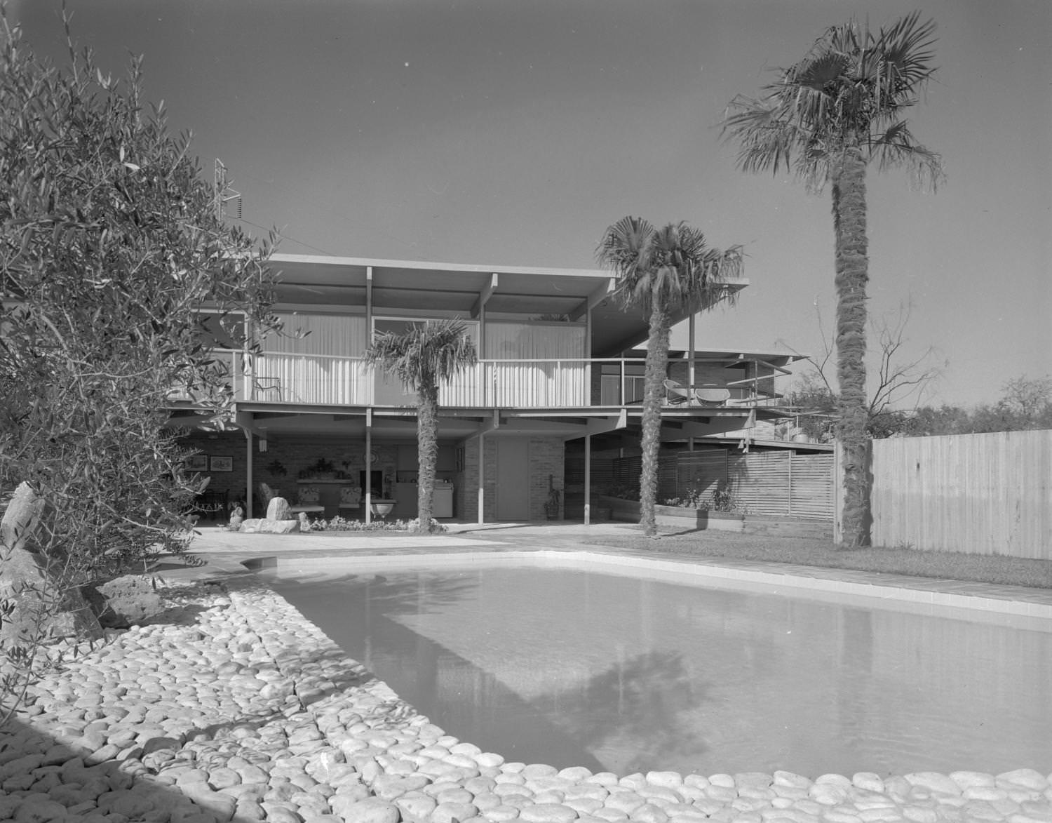Home with Pool, Austin, 1960