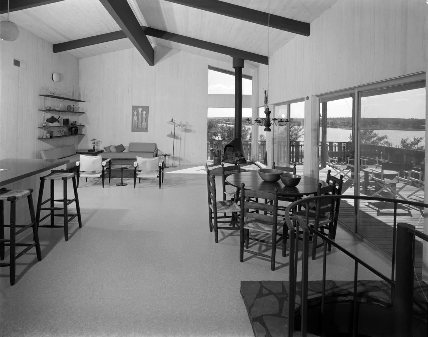 Living Room by Deck, 1964