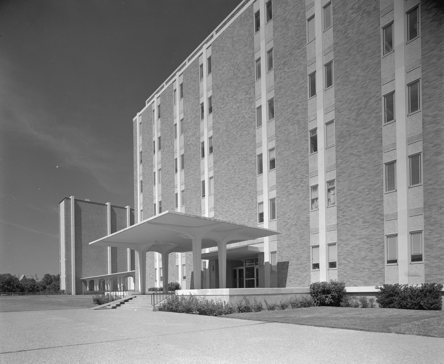 University Building Exterior, 1967.