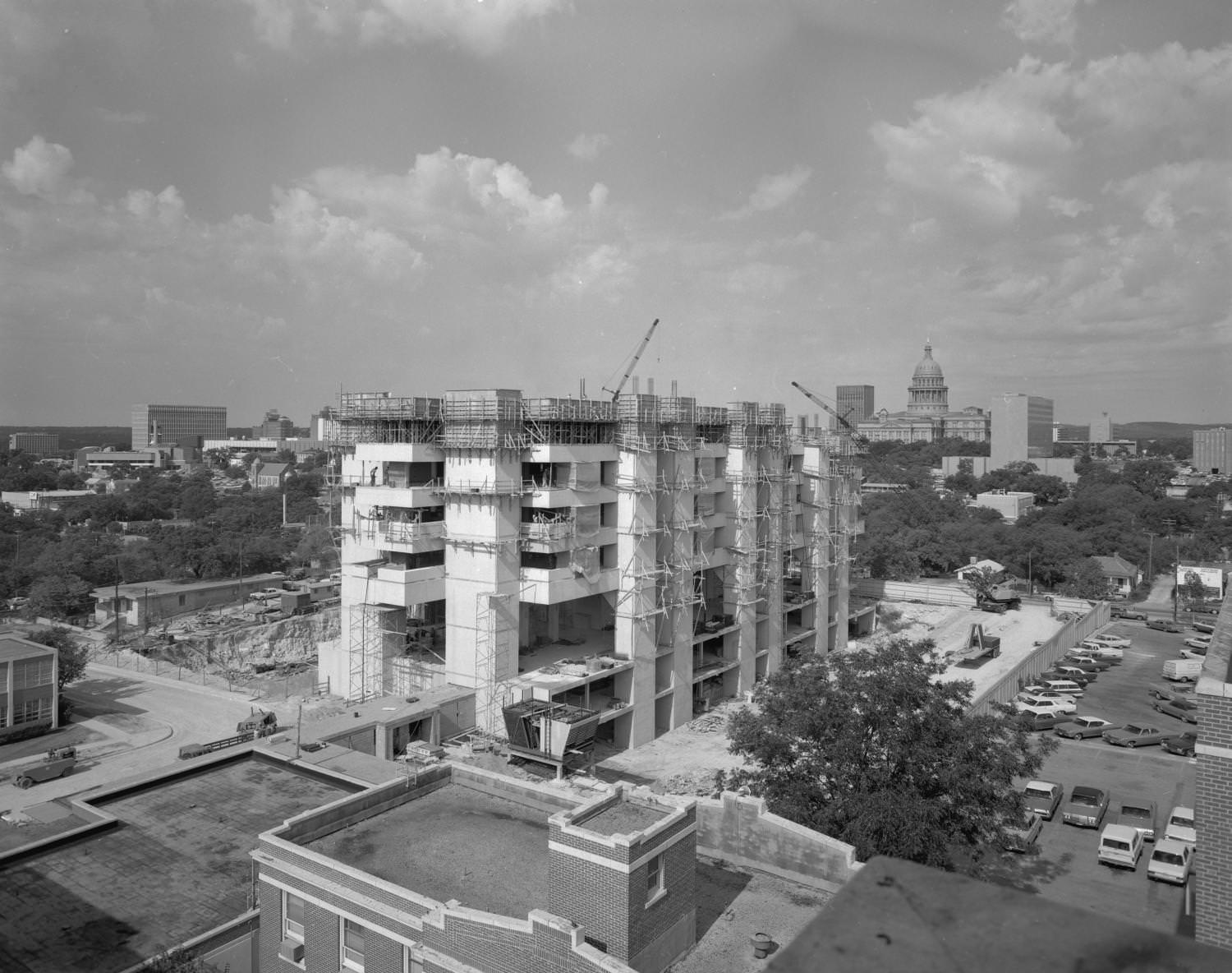 Brackenridge Hospital Construction, 1969.