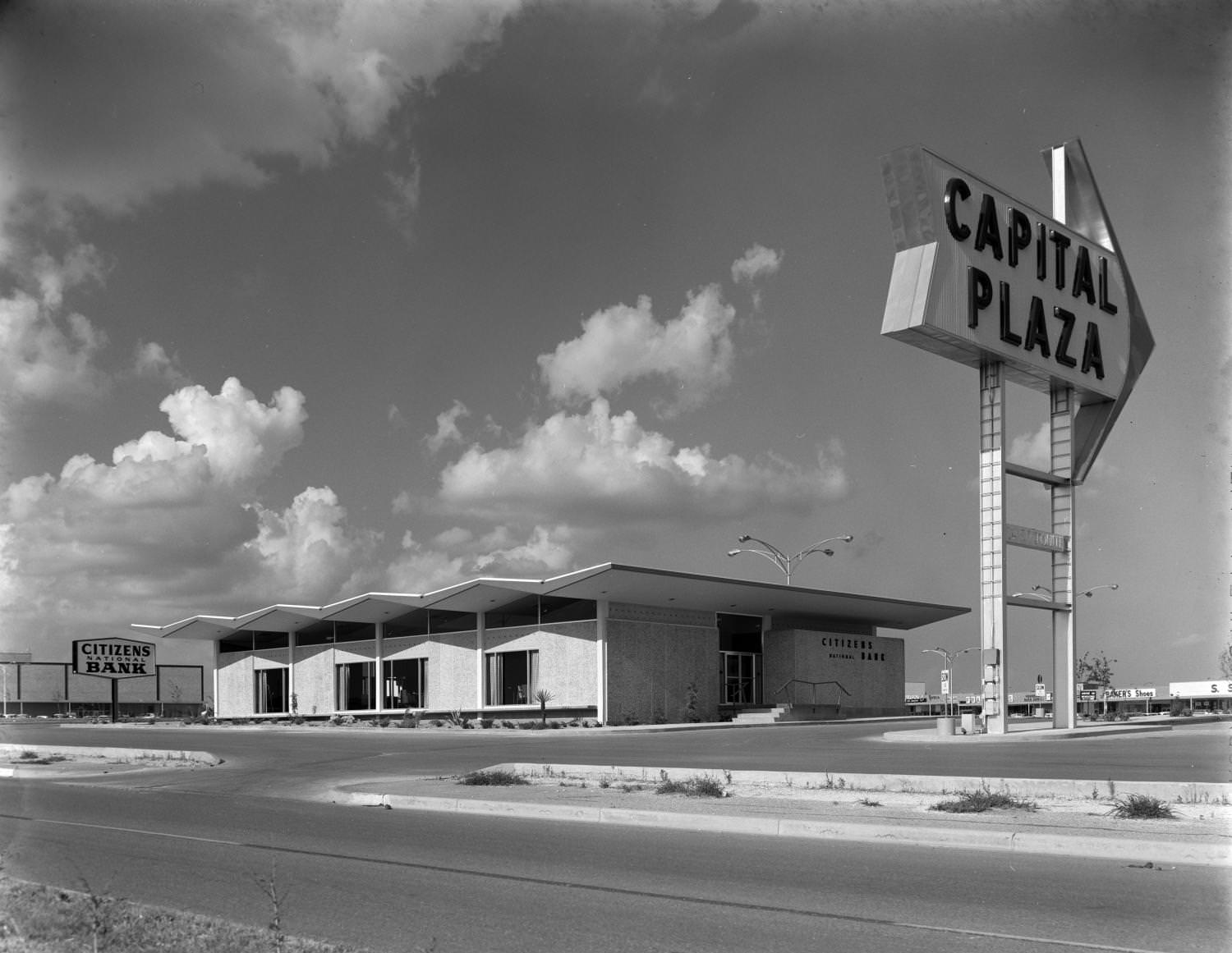 Citizens National Bank at Capital Plaza in Austin, Texas, 1961