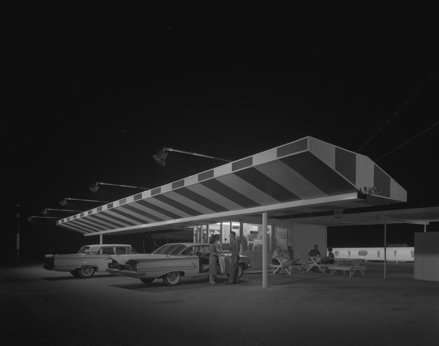 Drive Up Food Stand, 1961.