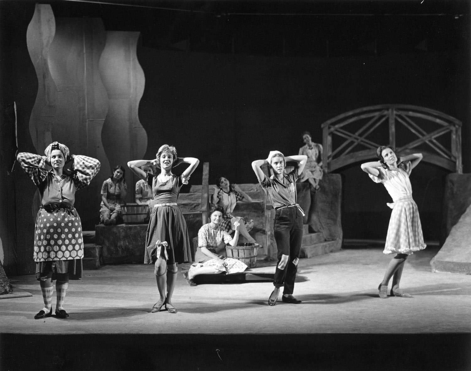 Performance at the Zilker Hillside Theater, 1963