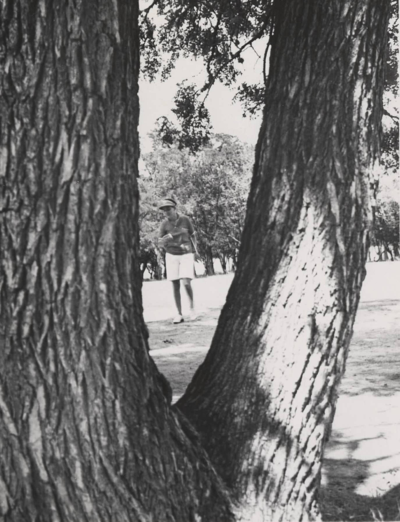 Austin Women's Public Links Golf Association golfer at the Municipal Golf Course tournament, 1966.