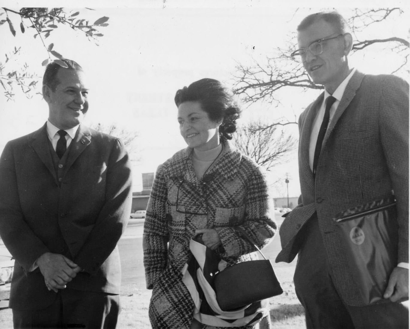 W.T.Williams, Ladybird Johnson, and Beverly Sheffield, 1966.