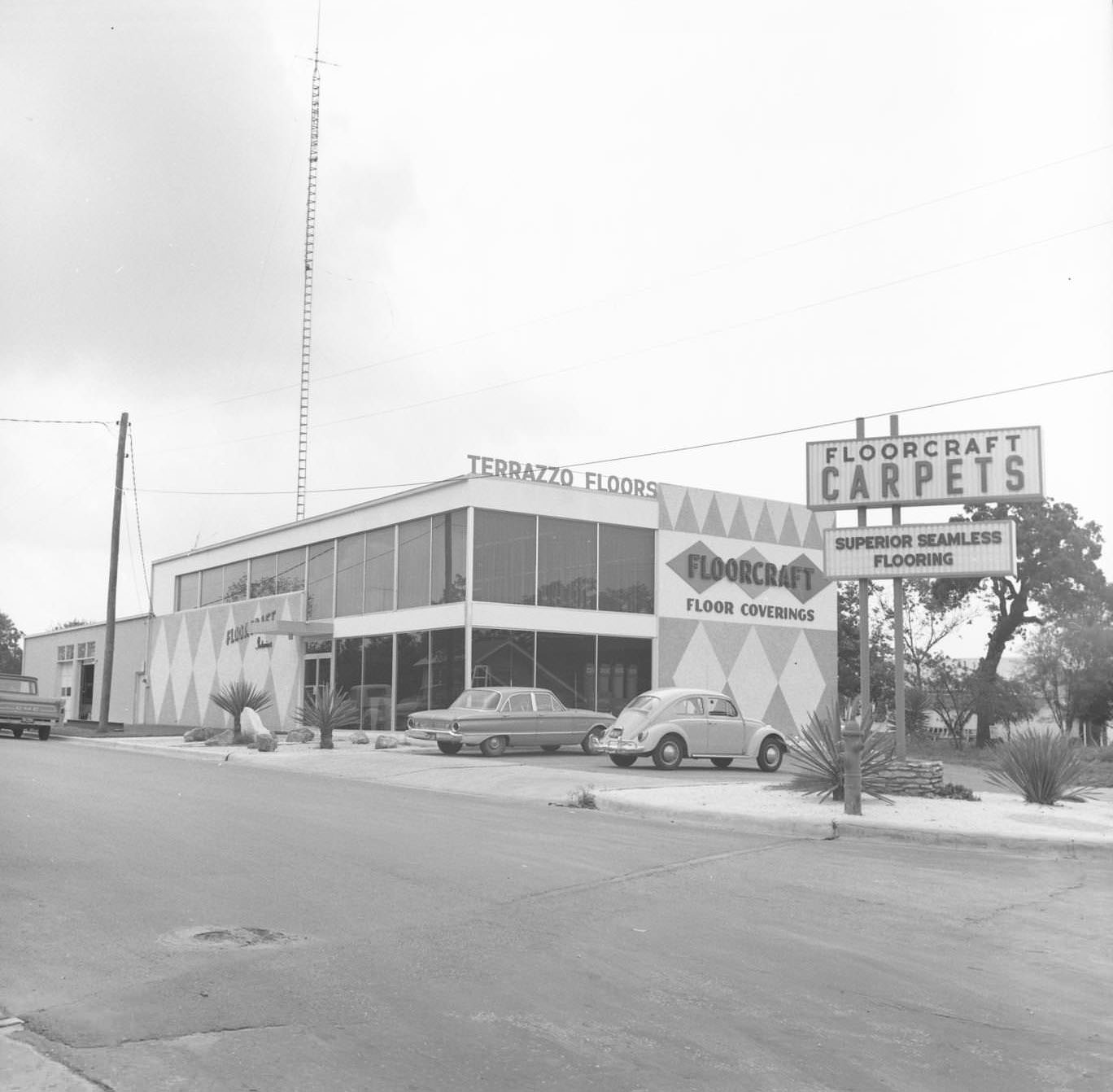 Floorcraft Carpets, 1105 West 41st Street, Austin, 1964