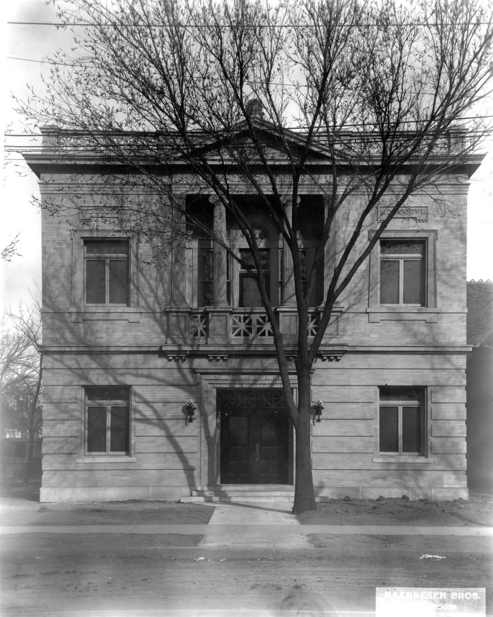 A Freemason Temple, South Denver Lodge Number 93 (A. F. & A. M.), 350 South Broadway, Baker Neighborhood, Denver, 1907