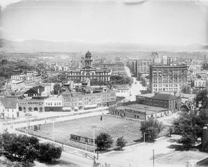 Denver from the capital, 1900s