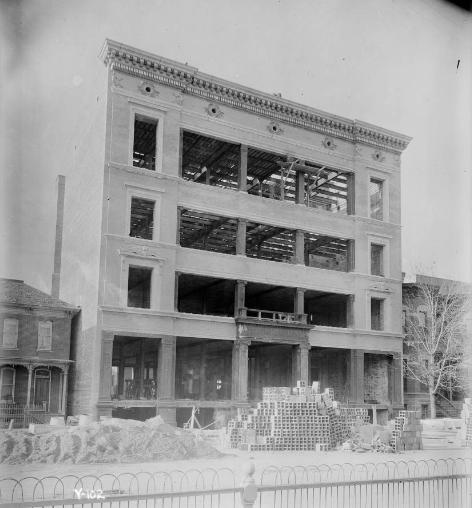 1421 Champa, construction progress, 1902