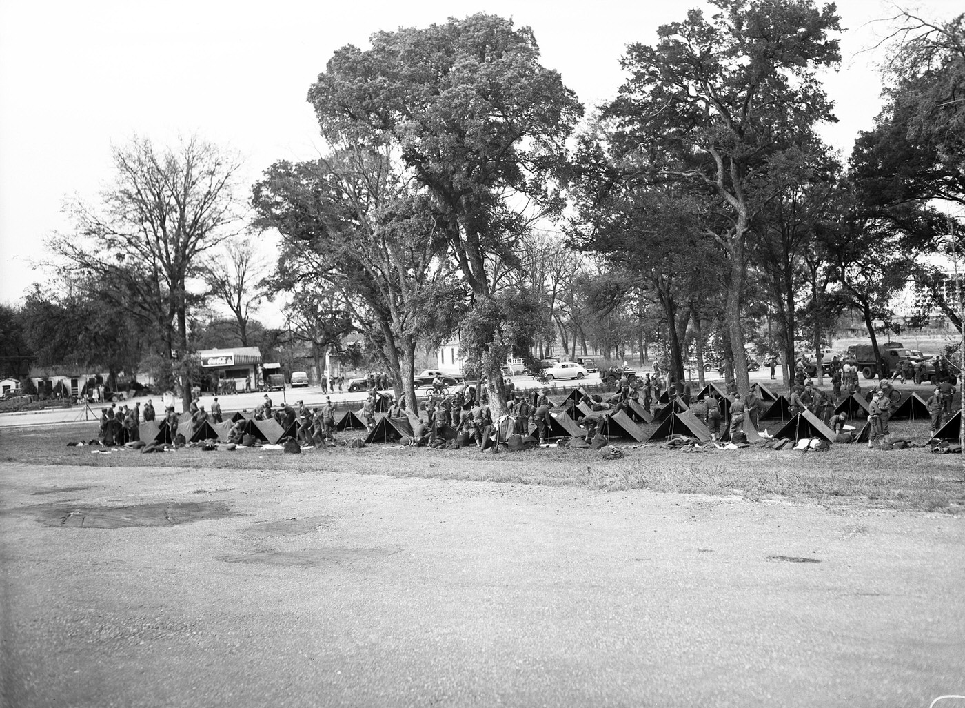 Army Day Maneuvers: Pup Tents, 1942