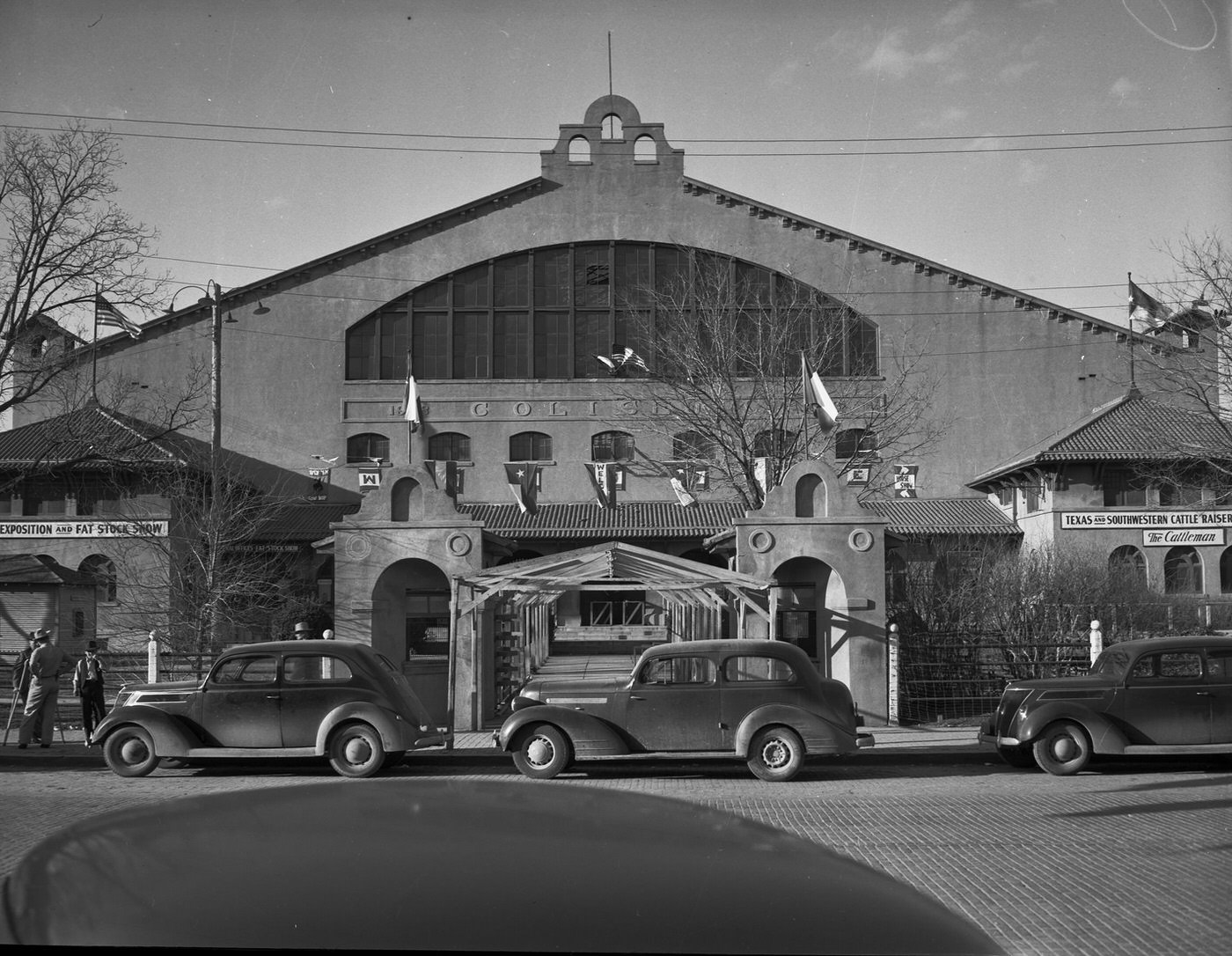 North Side Coliseum, home of the Southwestern Exposition and Fat Stock Show, 1940