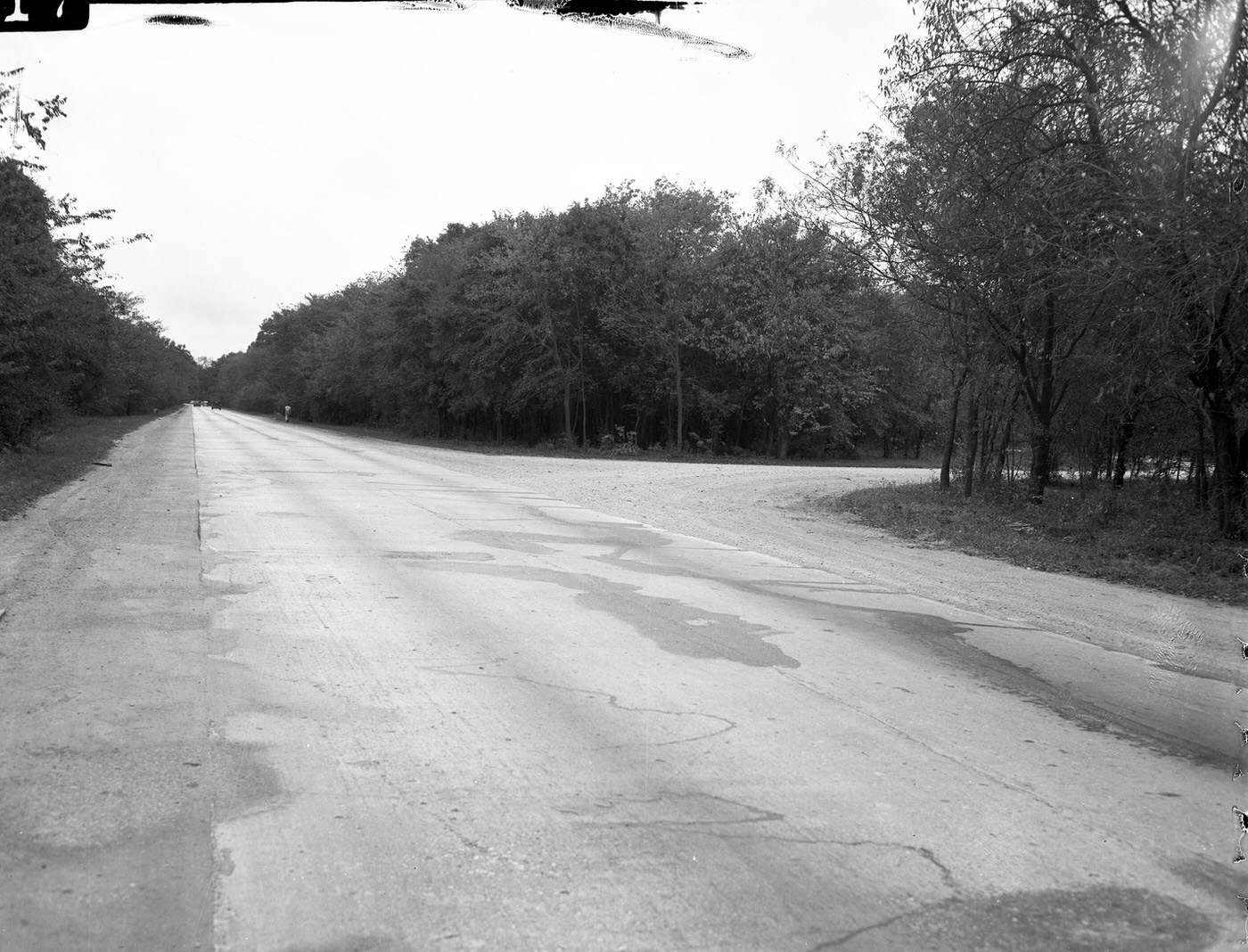 Death scene on University Drive.1946