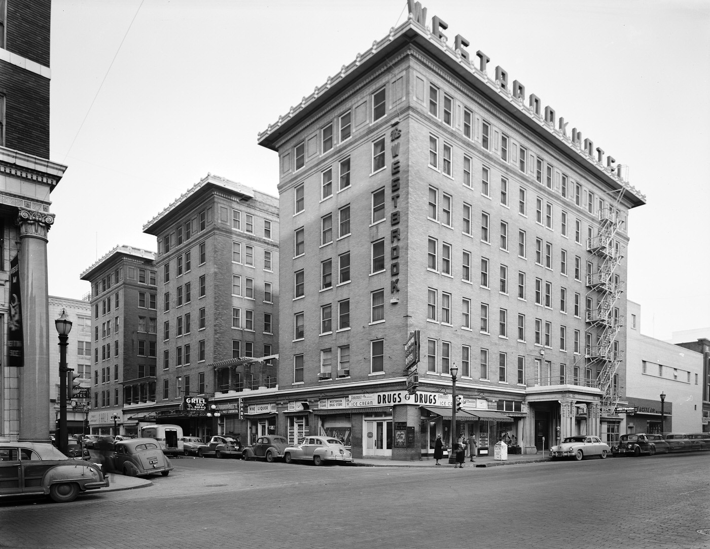Westbrook Hotel, 4th and Main Street, Fort Worth, 1949