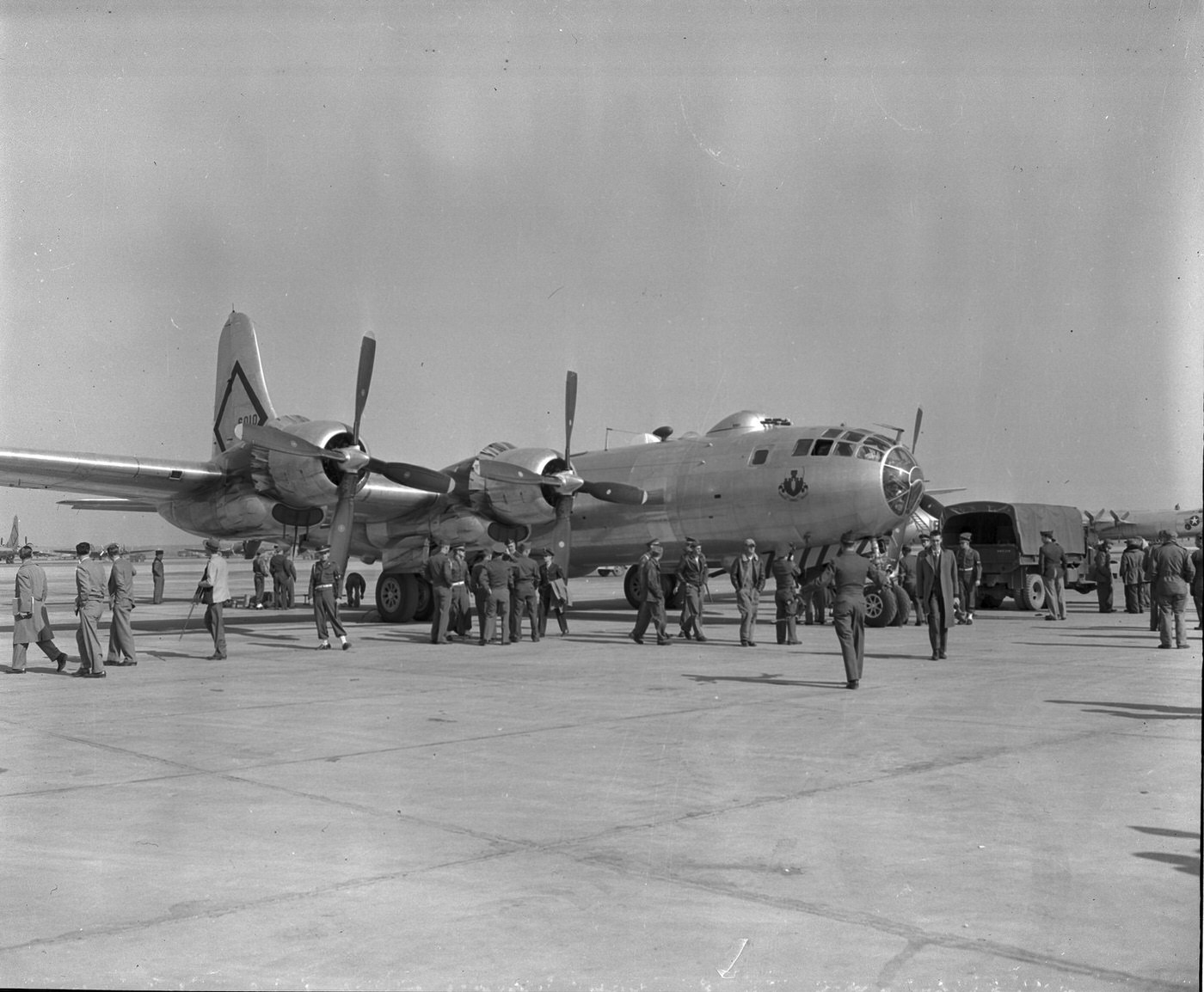 Lucky Lady II 8th AF B-50 bomber at Carswell Air Force Base, 1949