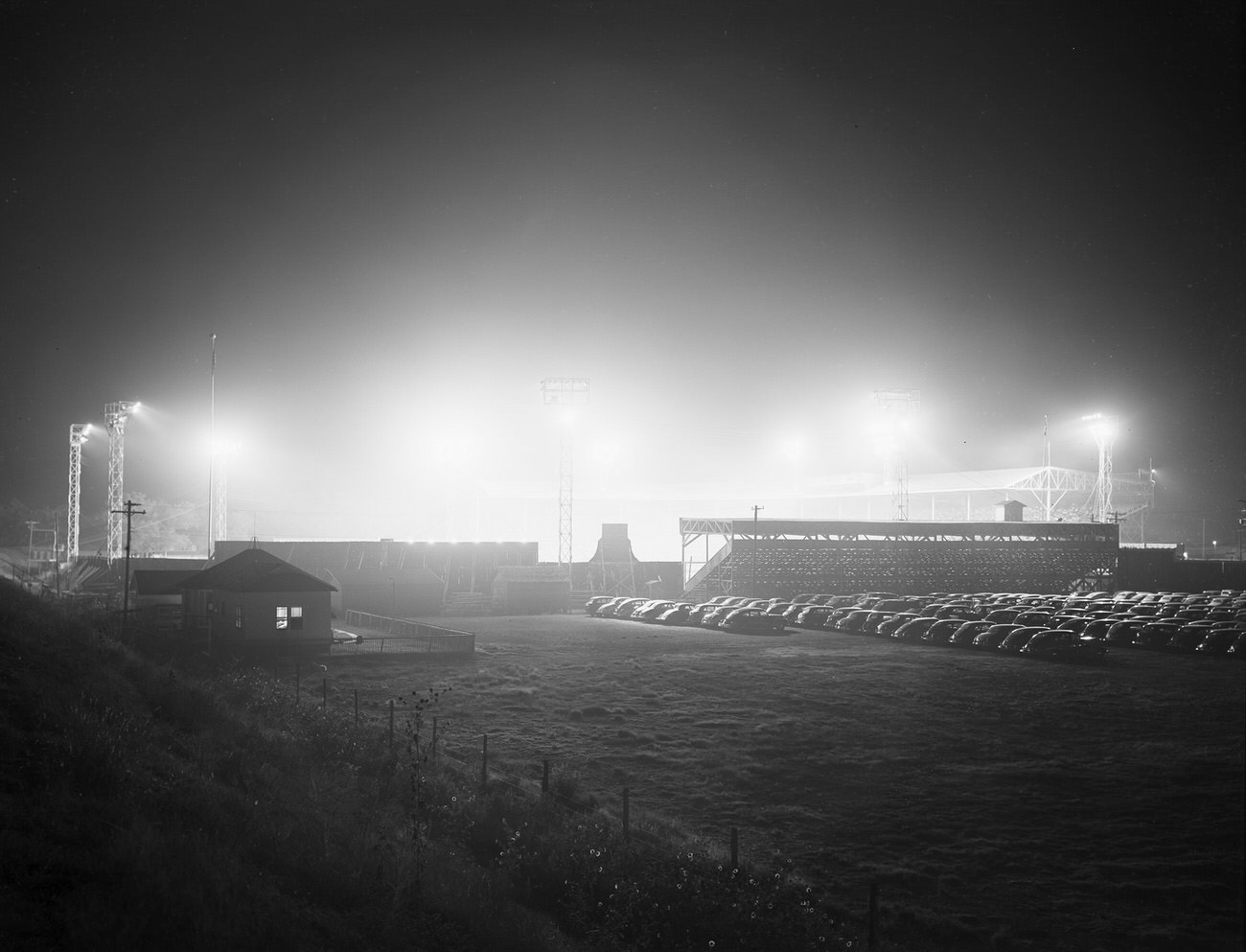 LaGrave Field at night, 1948