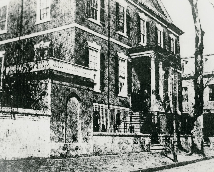 George Newton House. Granby Street at College Place, 1909