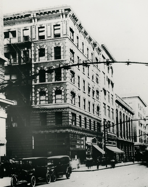 Taylor Building.Corner of Market Street & Granby Street, 1909