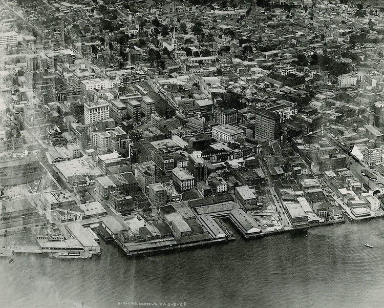 Looking North from Waterfront, 1922