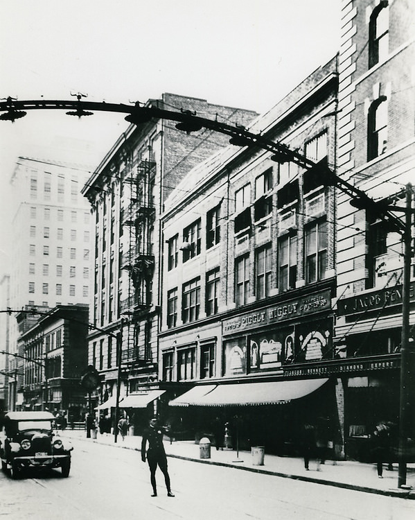 Looking South on Granby Street from Tazewell Street, 1922