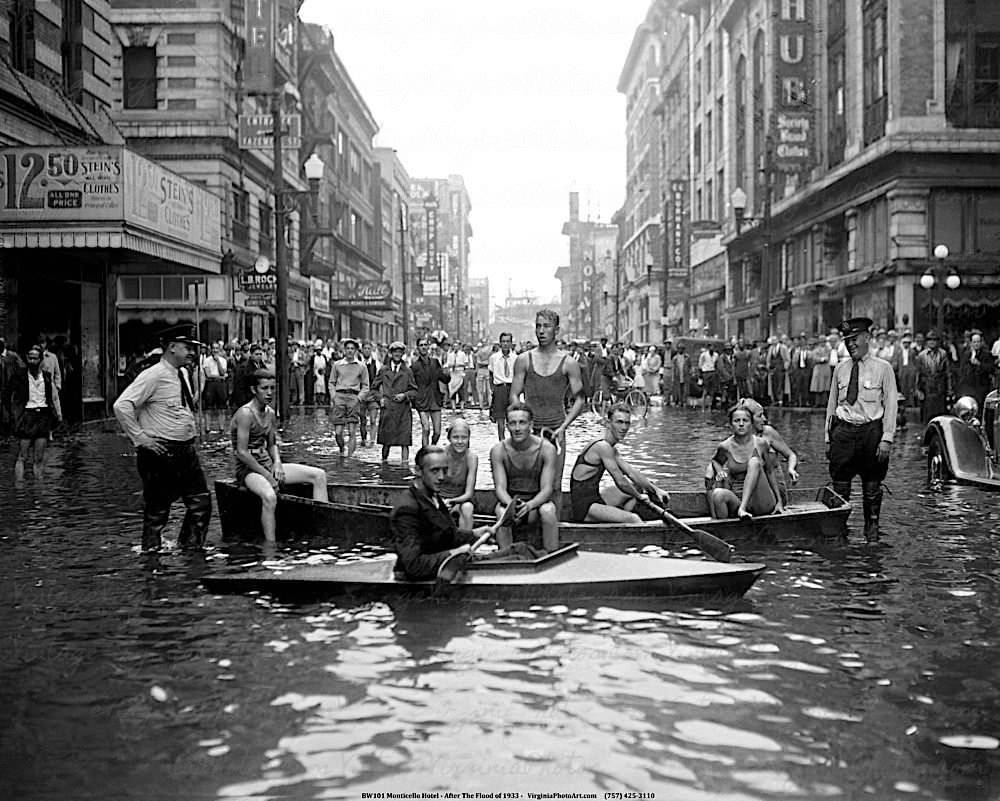 After the Hurricane Granby St., 1933