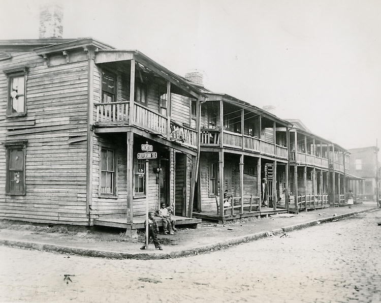 Corner of Kent Street & Jefferson Street, 1930s