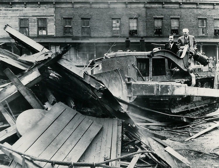 Bulldozer Demolition Project 1-1, 1940s