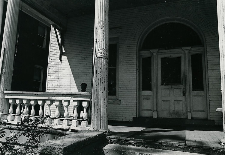 Union Mission. View showing corner of Olney Road West and Mowbray Arch, 1940s