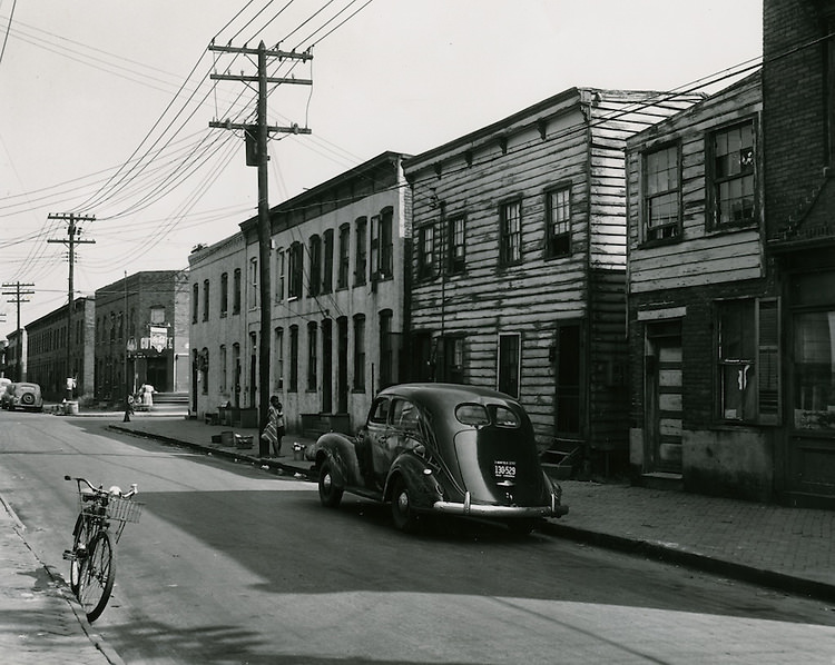 Cumberland Street between Olney & Lewis, 1950