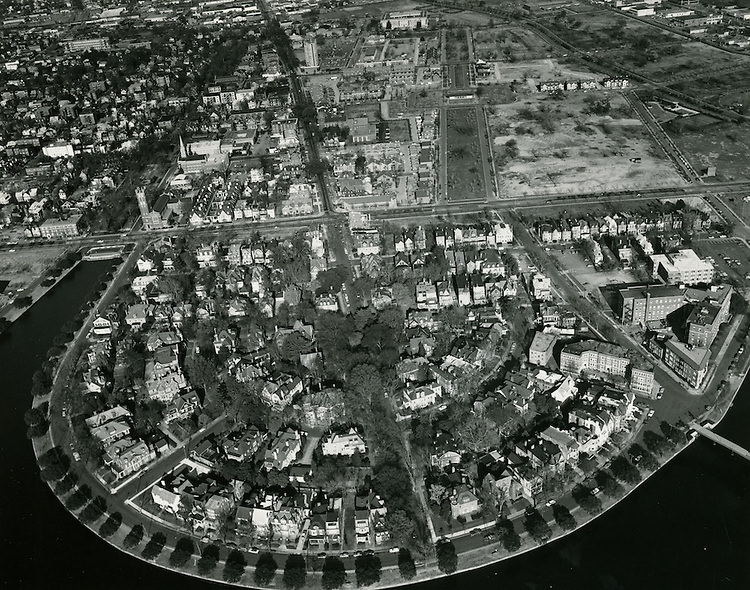 View looking North.Ghent.East Ghent South, 1950s