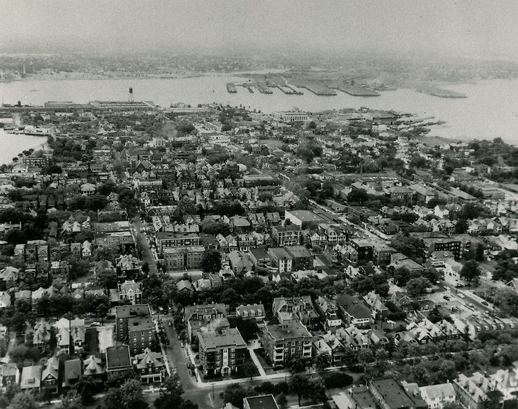 View looking South, 1950s