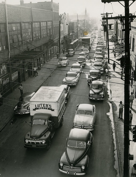 Brambleton Avenue at Church Street, 1953