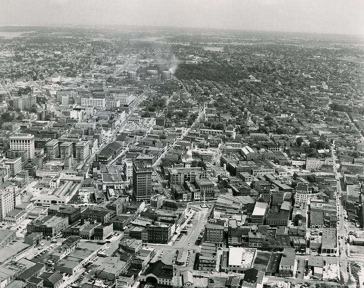 Looking North to Commercial Place from Waterfront, 1959