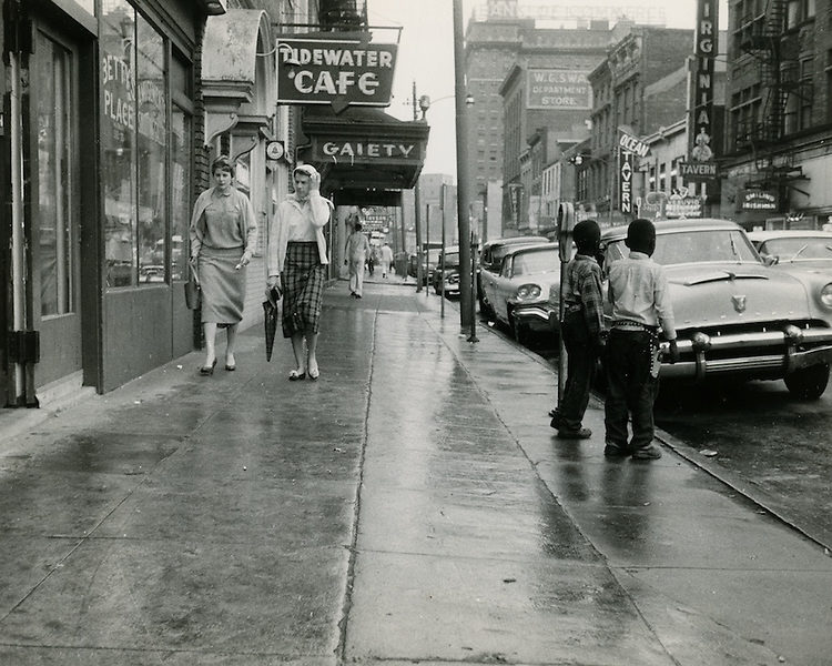 Main Street looking West, 1958