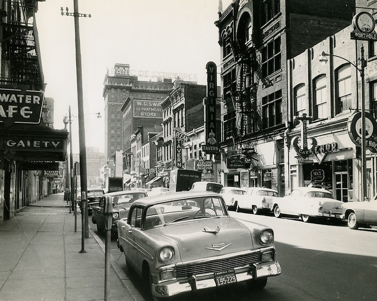 Downtown, Norfolk, 1958