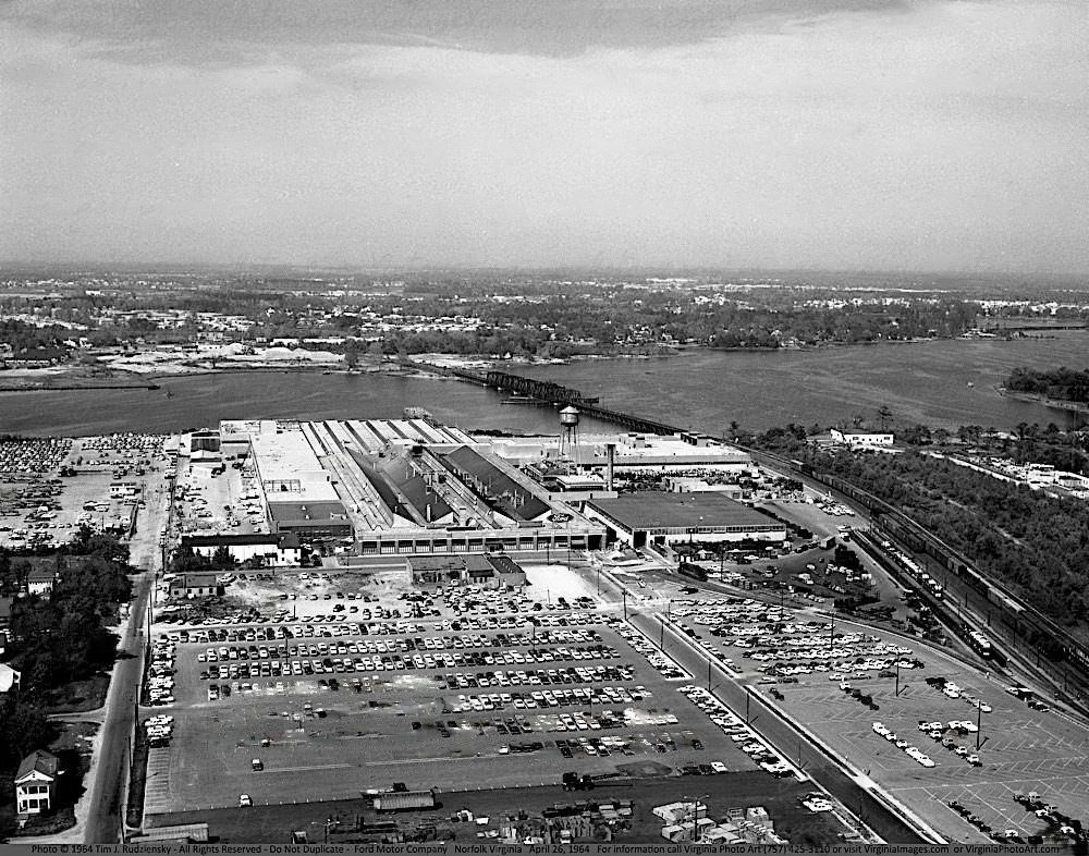 Ford Assembly Plant Norfolk, 1964