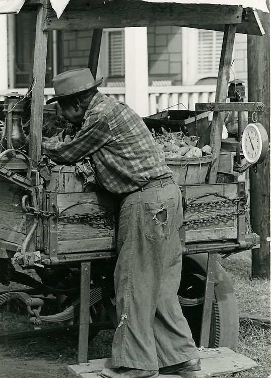 Vegetable Cart on Cedar Street - October 17, 1966