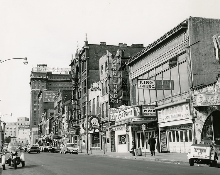 East Main Street looking West. December 07, 1961