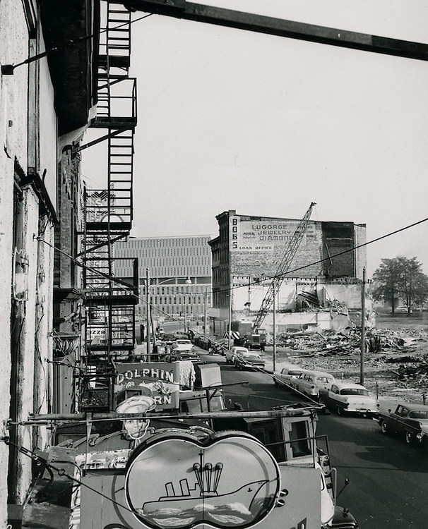Main Street looking East. January 02, 1962