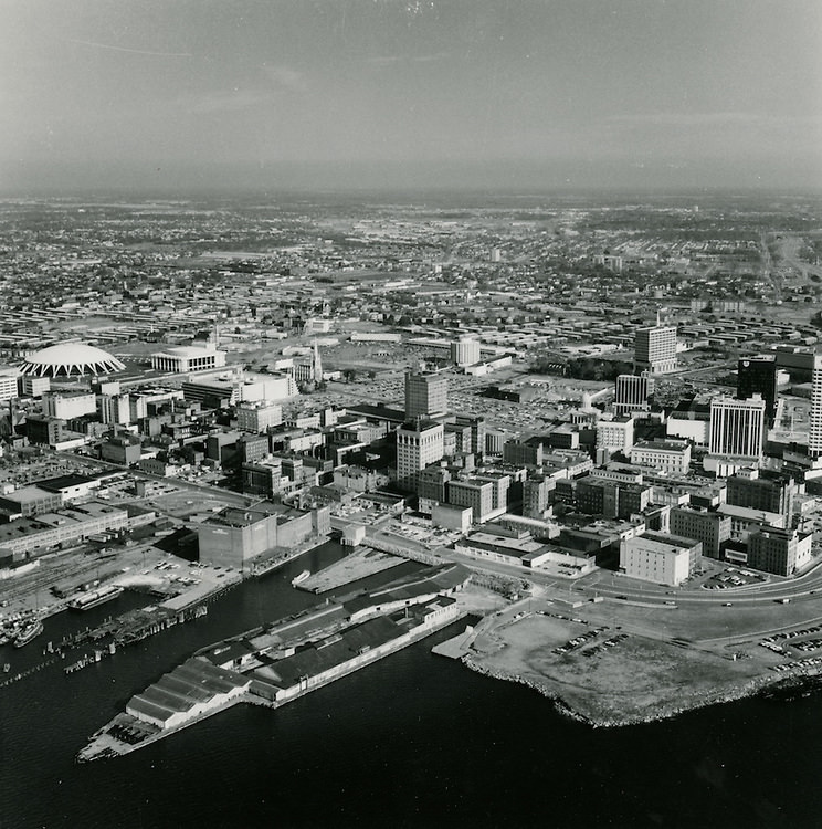 Freemason Harbor.Downtown Norfolk, 1960s