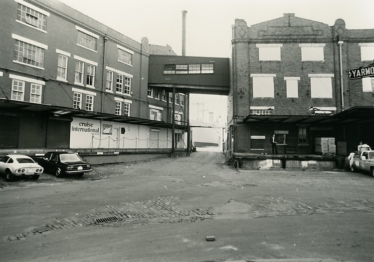 Freemason Harbor Area looking from corner of Tazewell Street and Yarmouth Street, 1970s