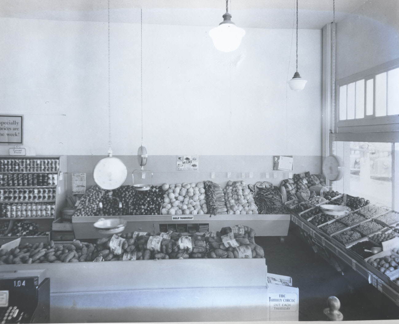 Produce Section at Safeway, 1942
