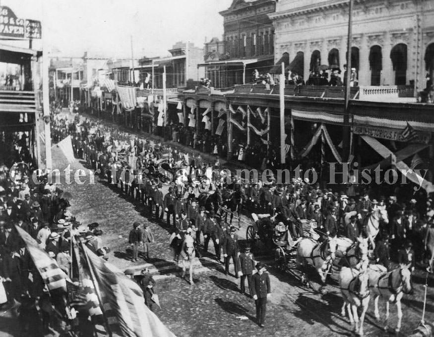 President Grant's Visit to Sacramento, 1875