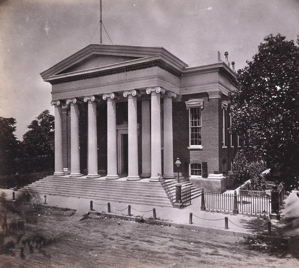 The State Capitol at Sacramento City, 1870s